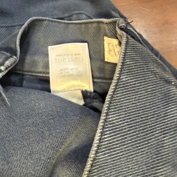 First Rite Cotton Cargo Trouser Pants Small 100% cotton Wide leg High Rise X3-26 - Picture 5 of 8